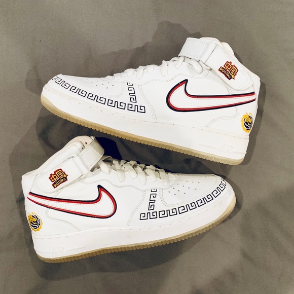 Nike Air Force 1 Mid “Chinese Basketball” Canada Shoes 2009 Nike Air Max 90 2007 (Kids) White China